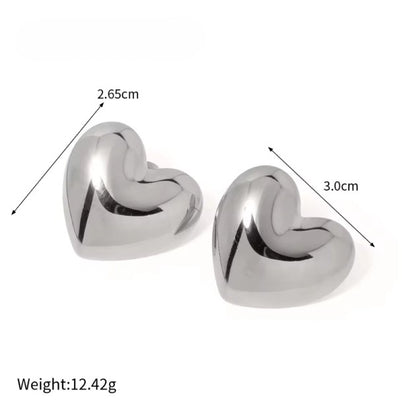 Pure Heart Statement Studs