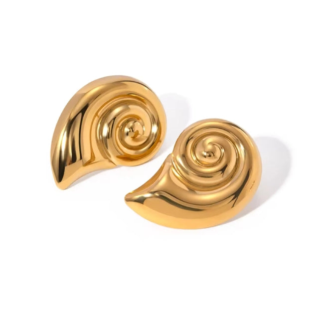Statement Snail Studs
