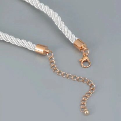 Sun Holiday Chord Necklace