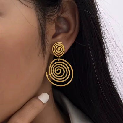 Swirling Gold Drops