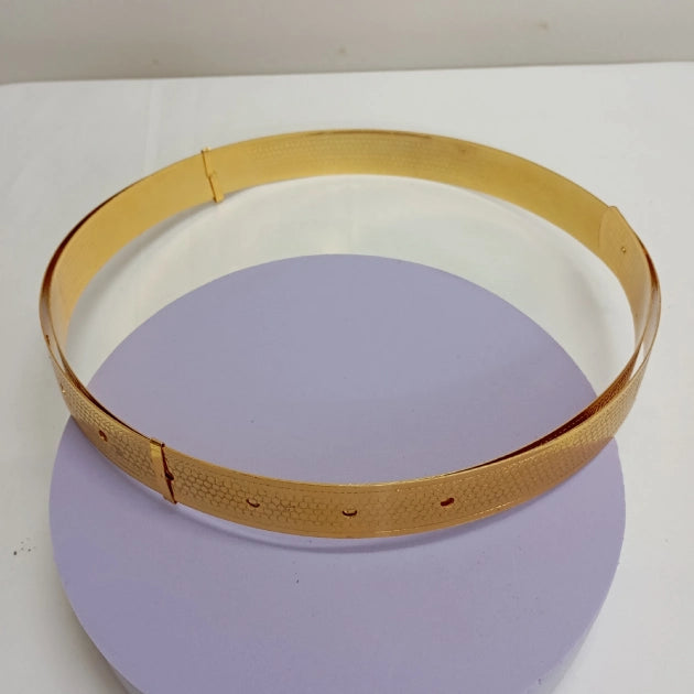 Textured Brass Waist Belt