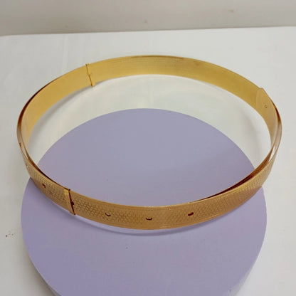 Textured Brass Waist Belt