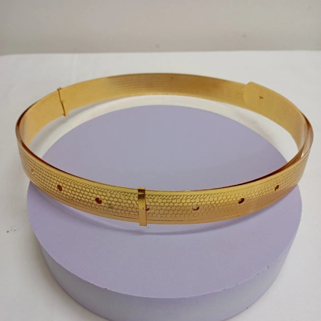 Textured Brass Waist Belt