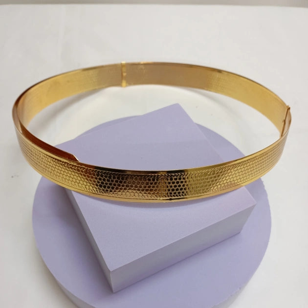 Textured Brass Waist Belt