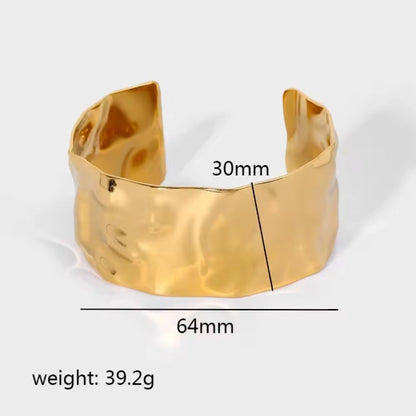 BASTION Brass CUFF - A fortress of style, unwavering and bold.