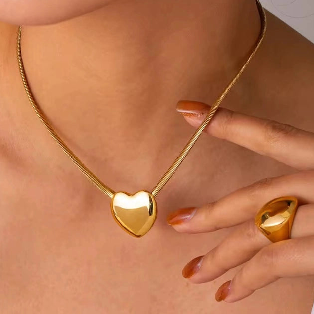 Glowing Heart Necklace