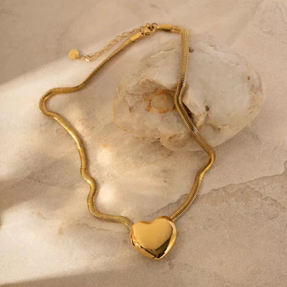 Glowing Heart Necklace