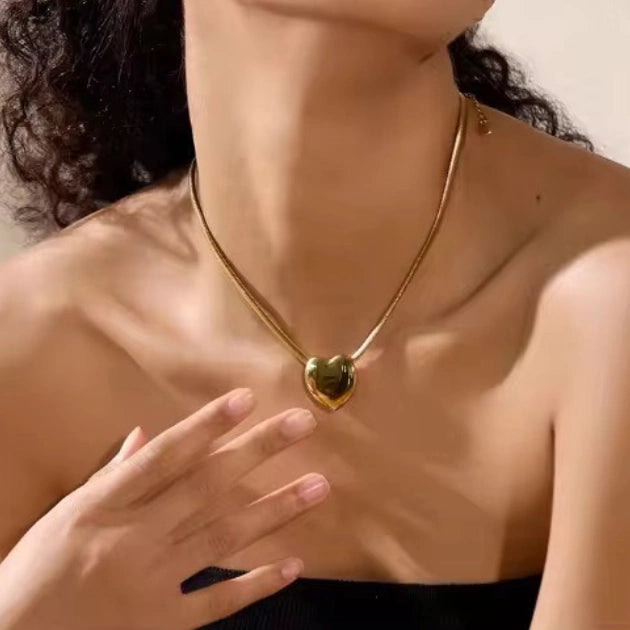 Glowing Heart Necklace