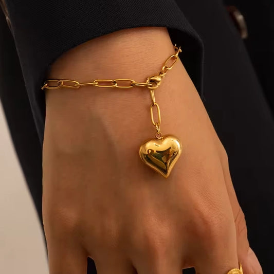 Sweetheart Bracelet - 18k Gold Plated