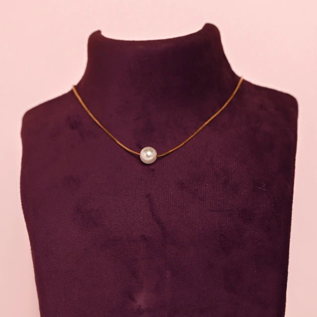 Three Layer Pearl Ball Necklace