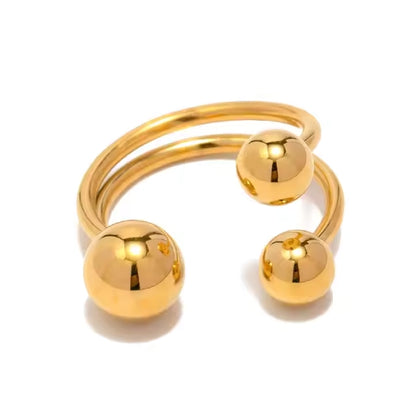 Triple Ball Small Ring