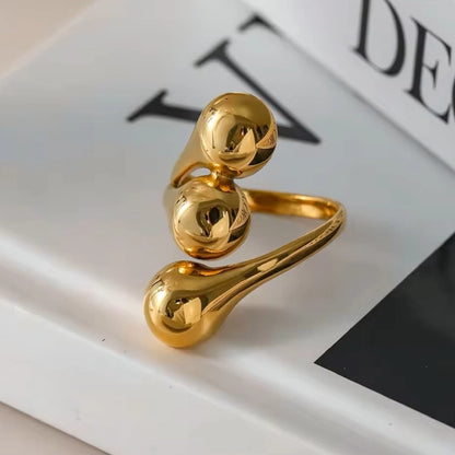 Huggy Ball Statement Ring