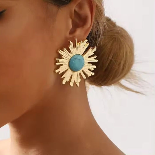 Radiant Turquoise Studs