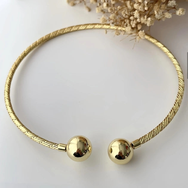 Gold Plated Luxe Beaded Necklet