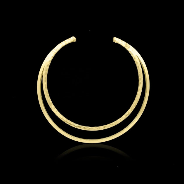 Athena Brass Necklace – Layered Strength. Timeless Power.
