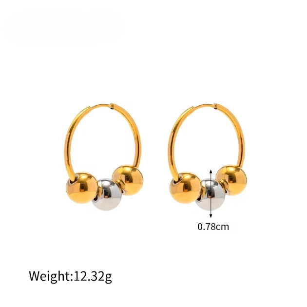 Two Tone Ball Hoops