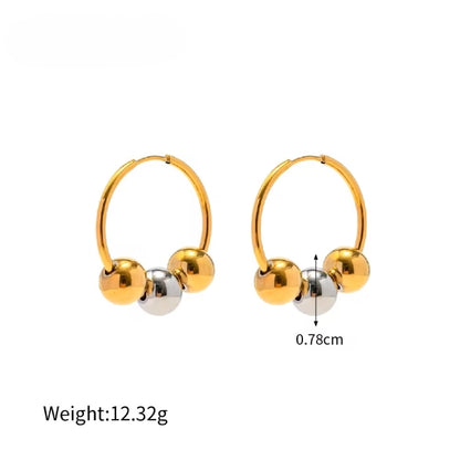 Two Tone Ball Hoops
