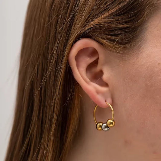 Two Tone Ball Hoops