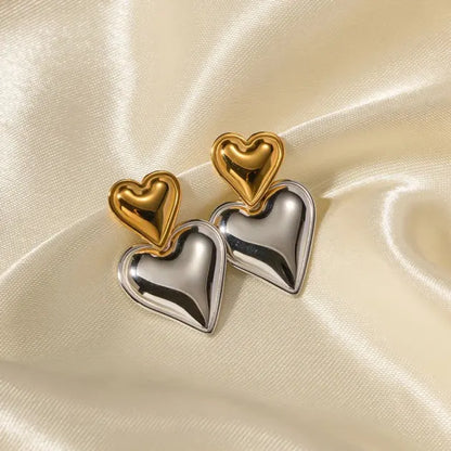 Two Tone Heart Drops