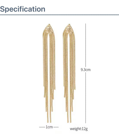 Glimmer Tassel Earrings