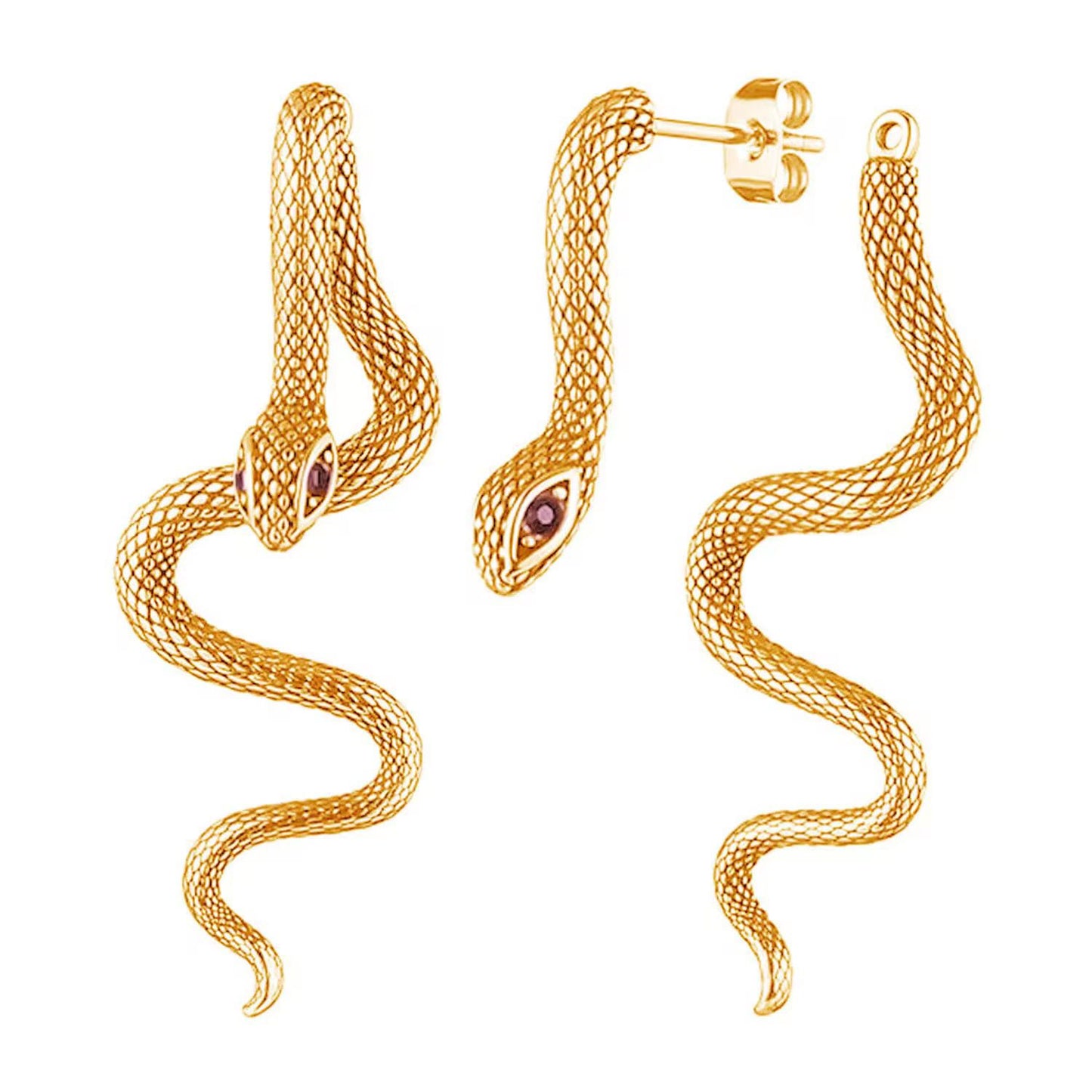 Lurking Serpent Earring