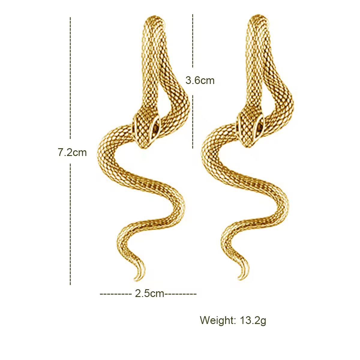 Lurking Serpent Earring