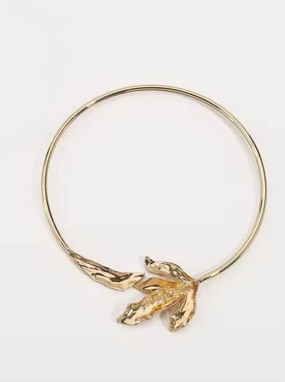 Auric Leaf Necklet
