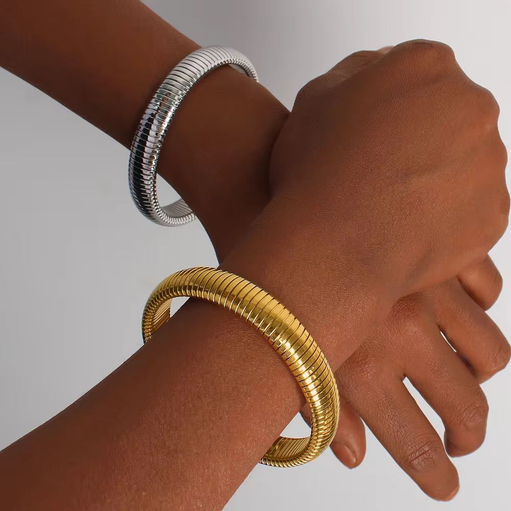 Solaris Stack Bracelets - 18k Gold Plated