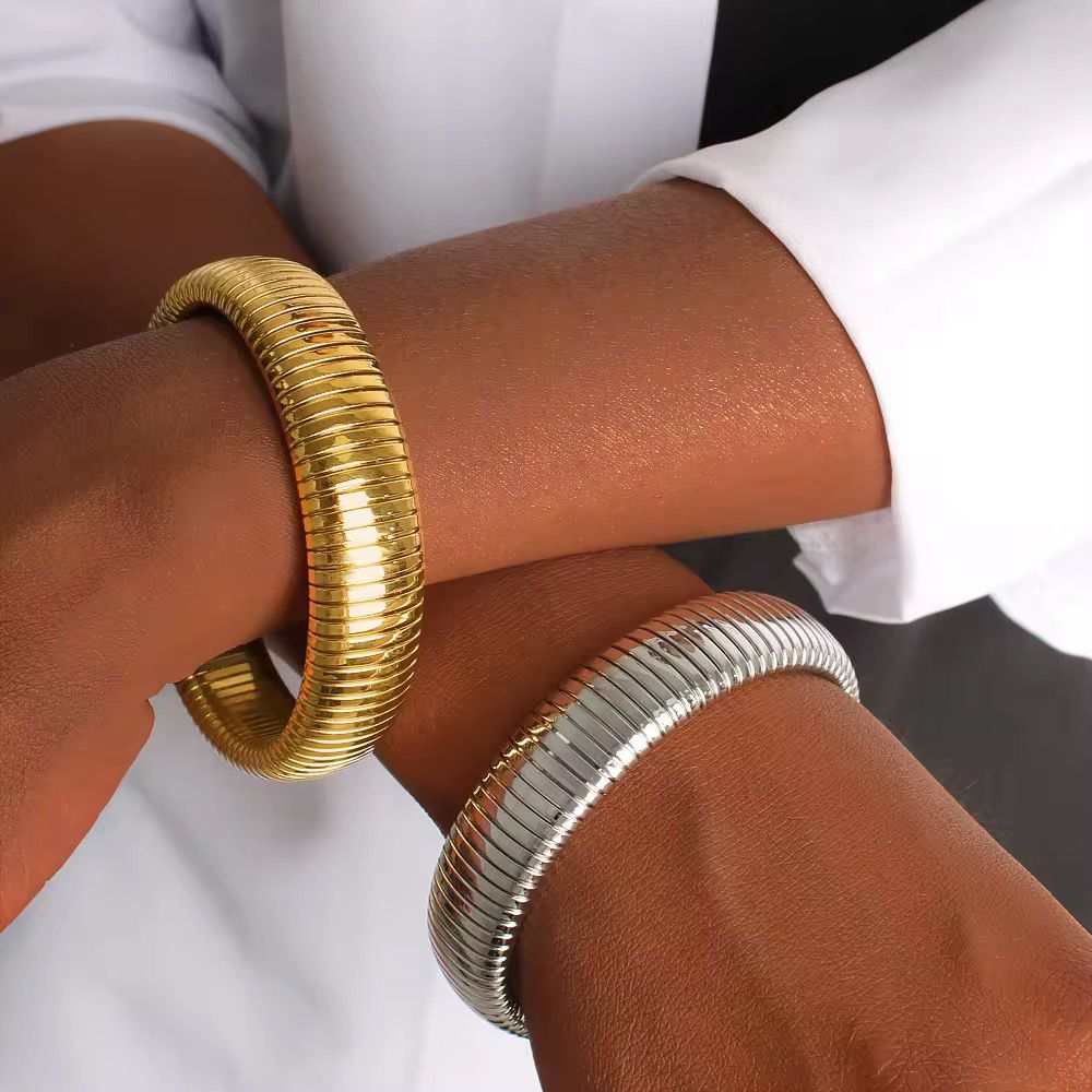 Solaris Stack Bracelets - 18k Gold Plated