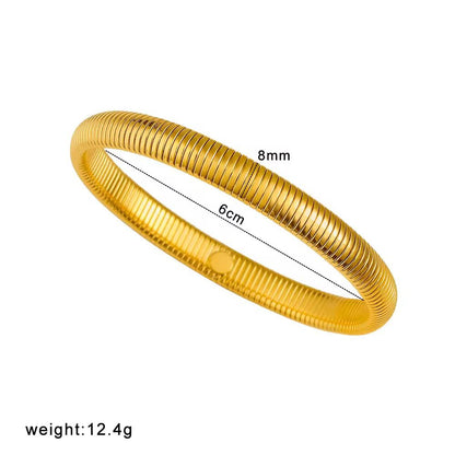 Solaris Stack Bracelets - 18k Gold Plated