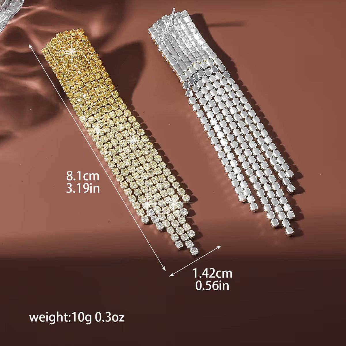 Gleamfall Ombre Earrings - Gold
