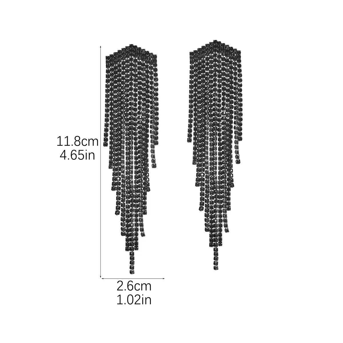 Black Rhinestone dusters