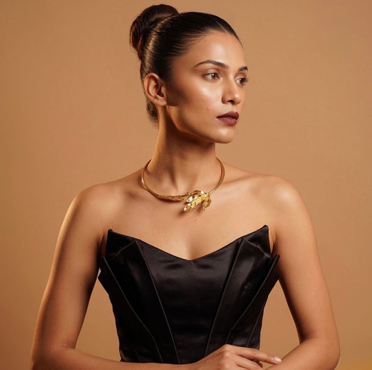 Auric Leaf Necklet