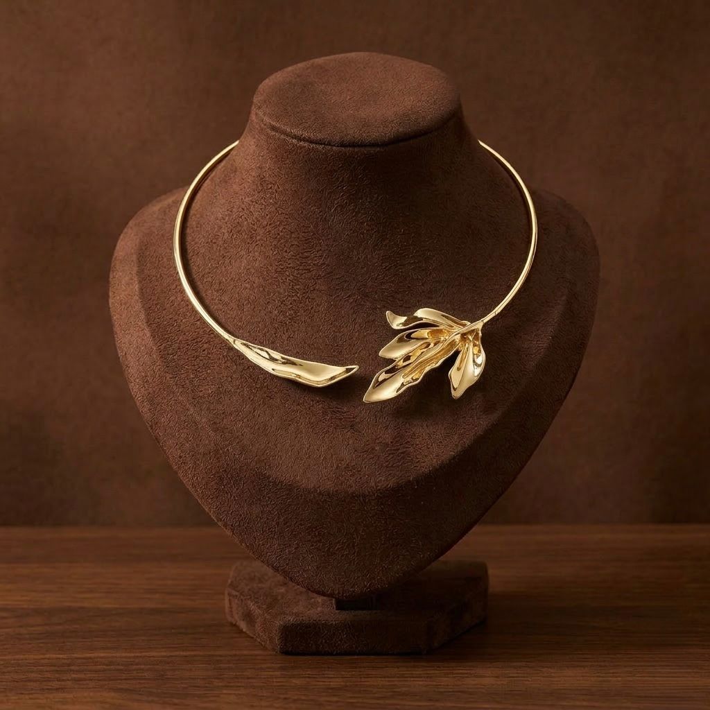 Auric Leaf Necklet
