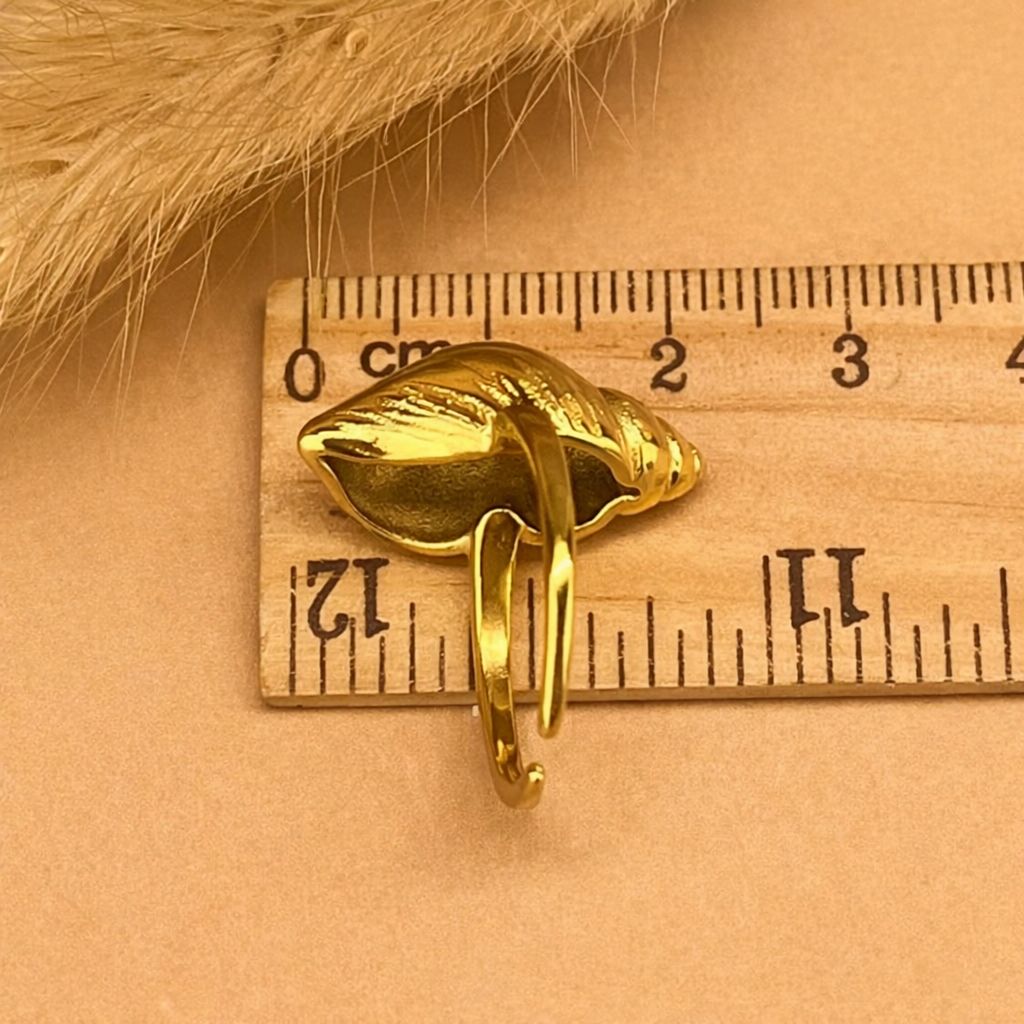 Shankh Statement Ring
