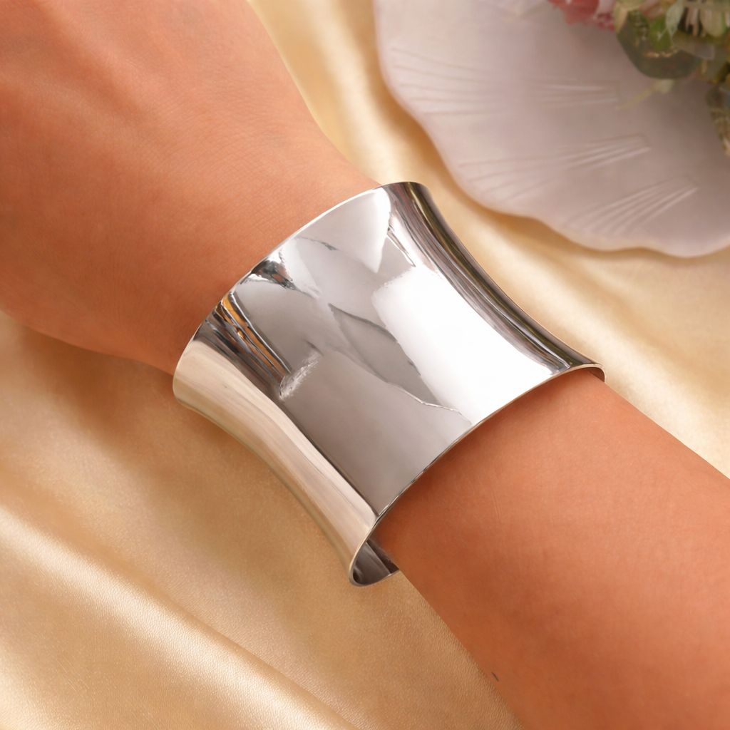 Zolara Glossy Trendy Cuff Bracelet