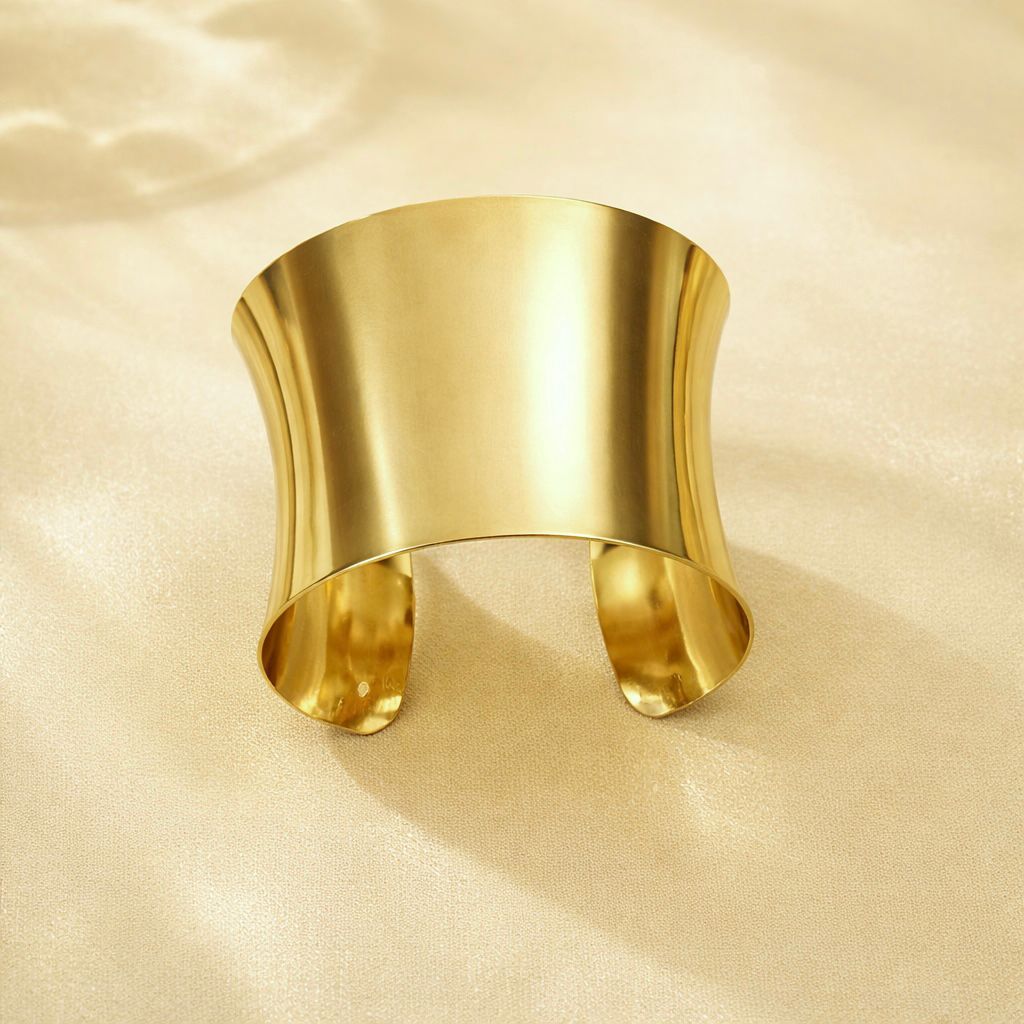 Zolara Glossy Trendy Cuff Bracelet