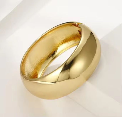 Golden Glow Bangle Bracelet