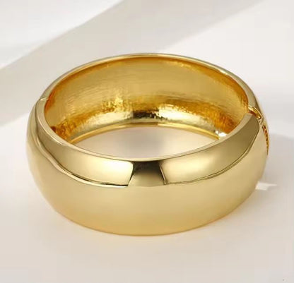 Golden Glow Bangle Bracelet