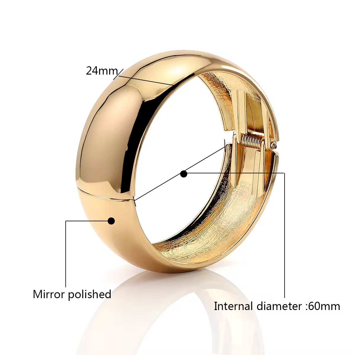 Golden Glow Bangle Bracelet