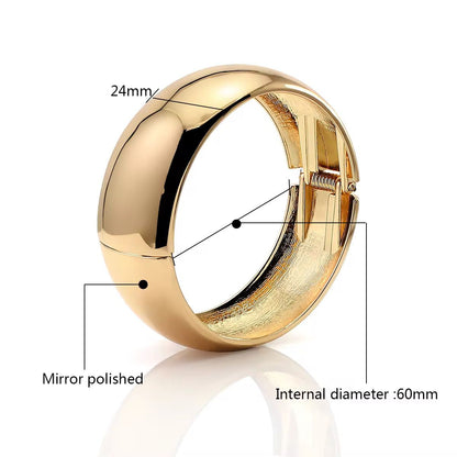 Golden Glow Bangle Bracelet