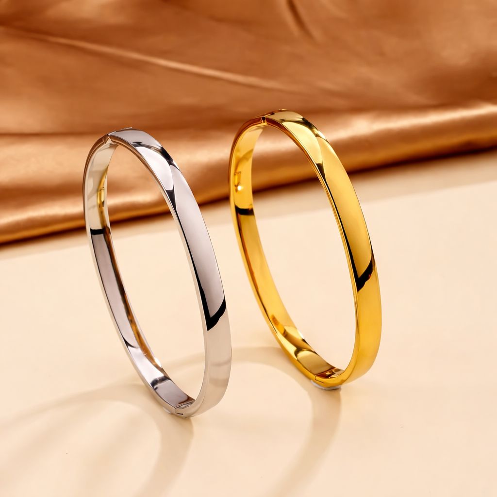 Plain Stacking Bangle Bracelets
