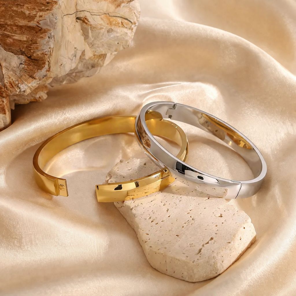 Plain Stacking Bangle Bracelets