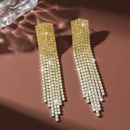Gleamfall Ombre Earrings - Gold