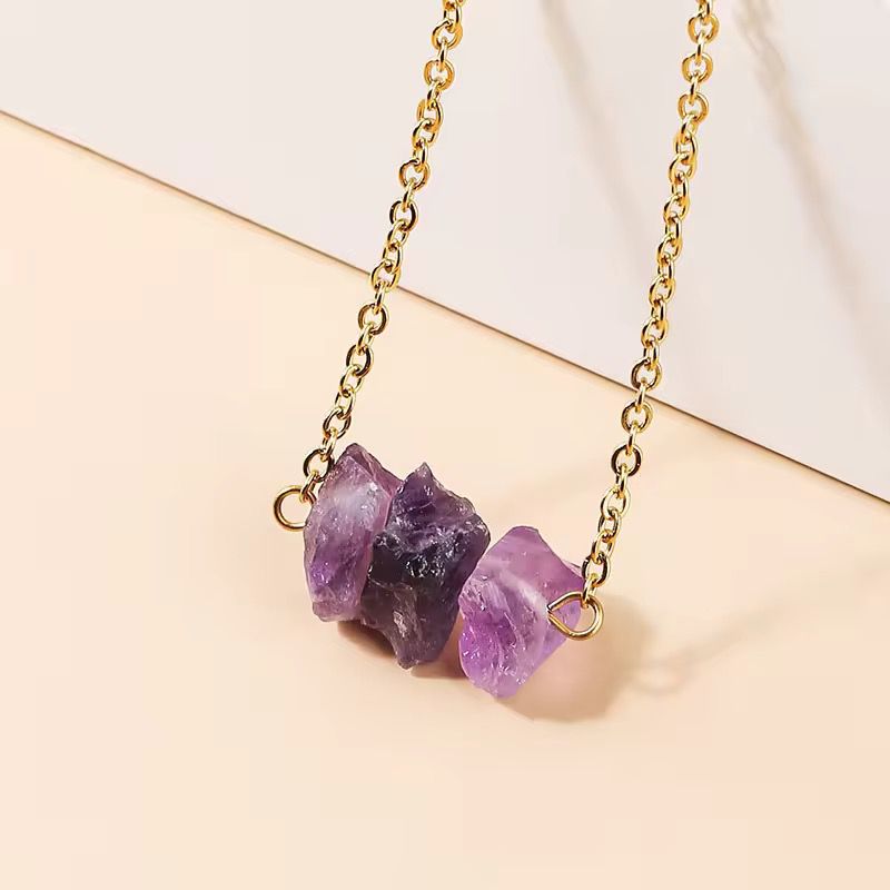 Amethyst Neck Charm