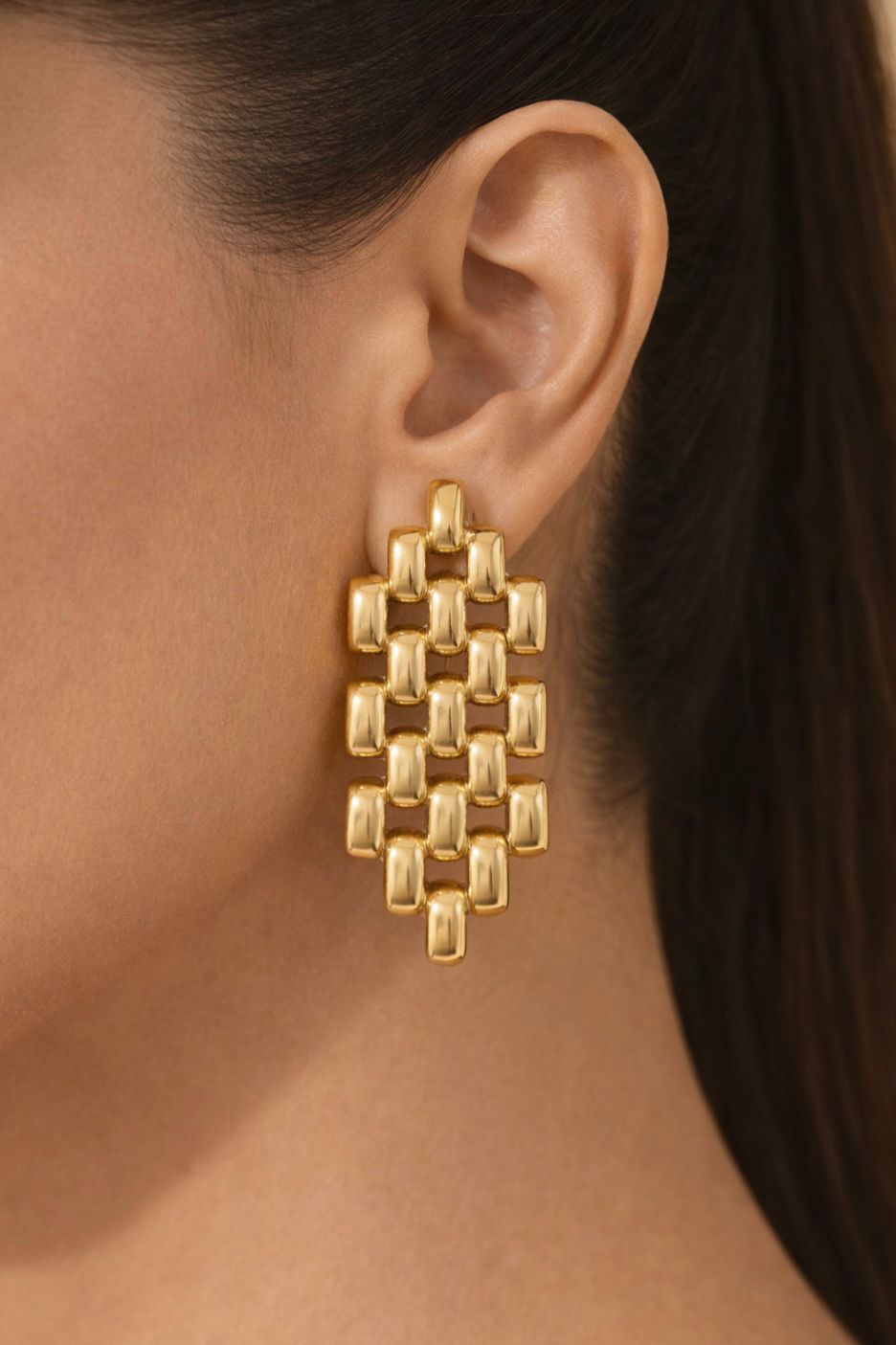 Woven Cube Studs