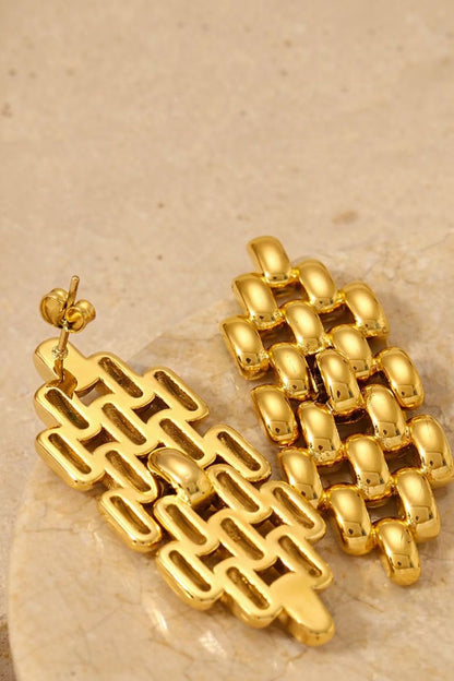 Woven Cube Studs