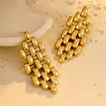Woven Cube Studs