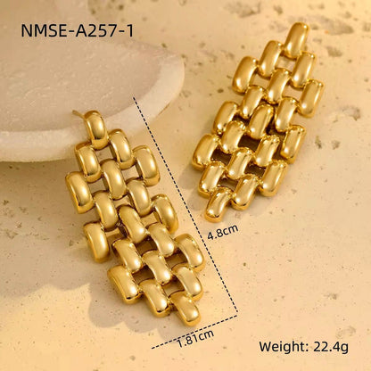 Woven Cube Studs