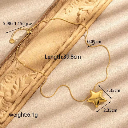 Stellar Star Charm and Chain